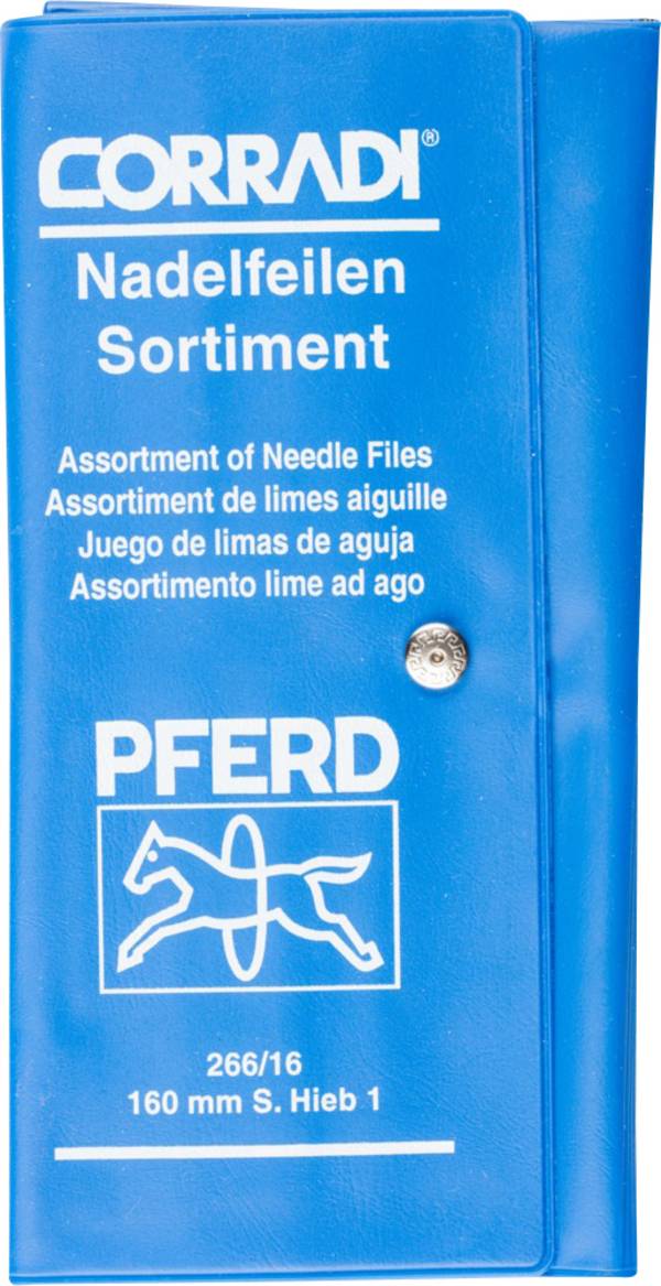 PFERD TOOLS 12314082 Sada jehlových pilníků CORRADI švýcarské síto 1 v PVC svinovací brašně  Délka 160 mm 1 ks