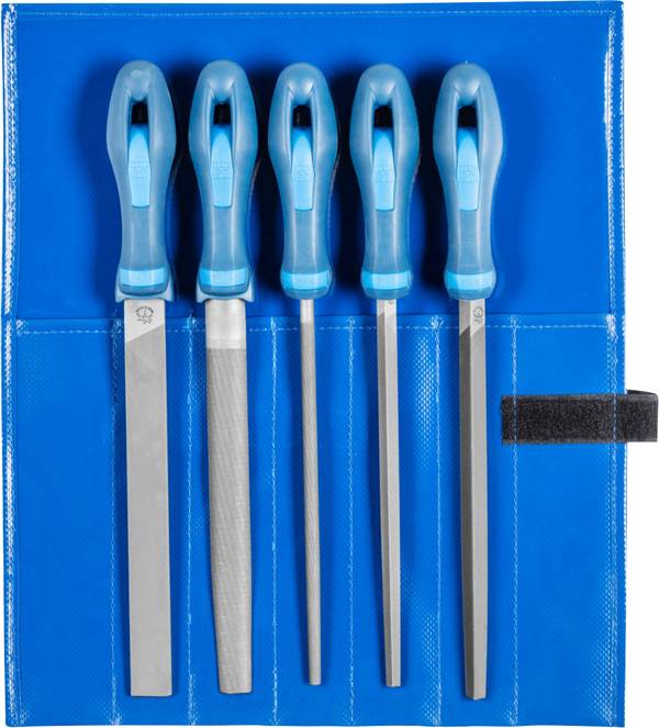 PFERD TOOLS 11800533 Dílenské pilníky-sada drážek 3 v PVC svinovací brašně  Délka 200 mm 1 ks