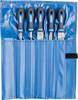 PFERD TOOLS 11800552 Sada dílenských pilníků Hsítko 2 do svinovací PVC tašky Délka 300 mm 1 ks