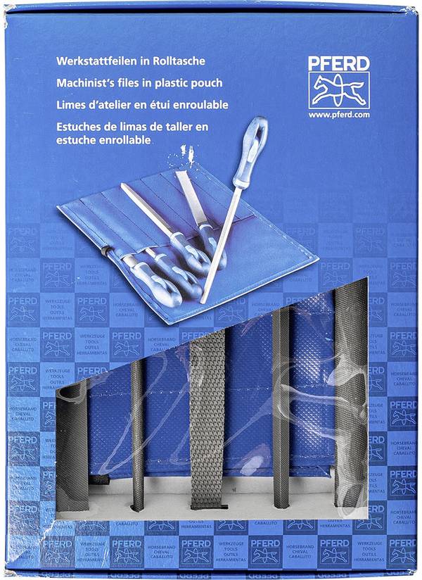 PFERD TOOLS 11801520 Dílenské pilníky různé sítka do svinovací PVC vč. Kartonu  Délka 200 mm 1 ks