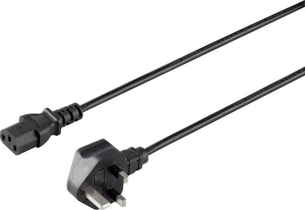 Sygonix SY-5042738 IEC kabel  černá 2.00 m