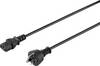 Sygonix SY-5042716 IEC kabel černá 2.00 m