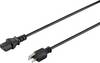 Sygonix SY-5042736 IEC kabel černá 2.00 m