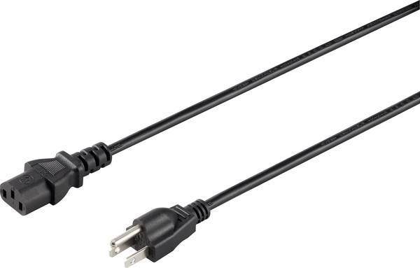 Sygonix SY-5042706 IEC kabel  černá 2.00 m