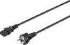 Sygonix SY-5042692 IEC kabel černá 2.00 m