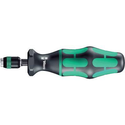 Šroubovák s ergonomickou rukojetí a černo-zeleným designem, vhodný pro různé manuální šroubovací práce.