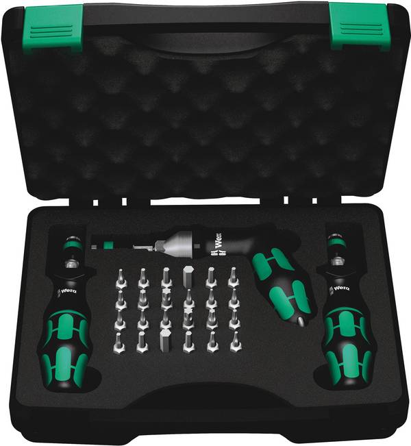 Wera 7445/46/47  sada momentových šroubováků 27dílná 2.5 - 55.0 oz in