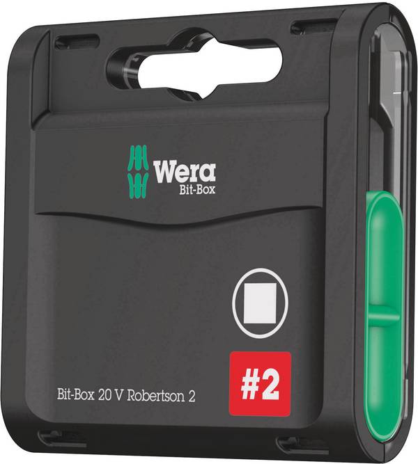 Wera Wera Werk 05057790001 sada bitů, 20dílná, vnitřní čtyřhran, 1/4" (6,3 mm)