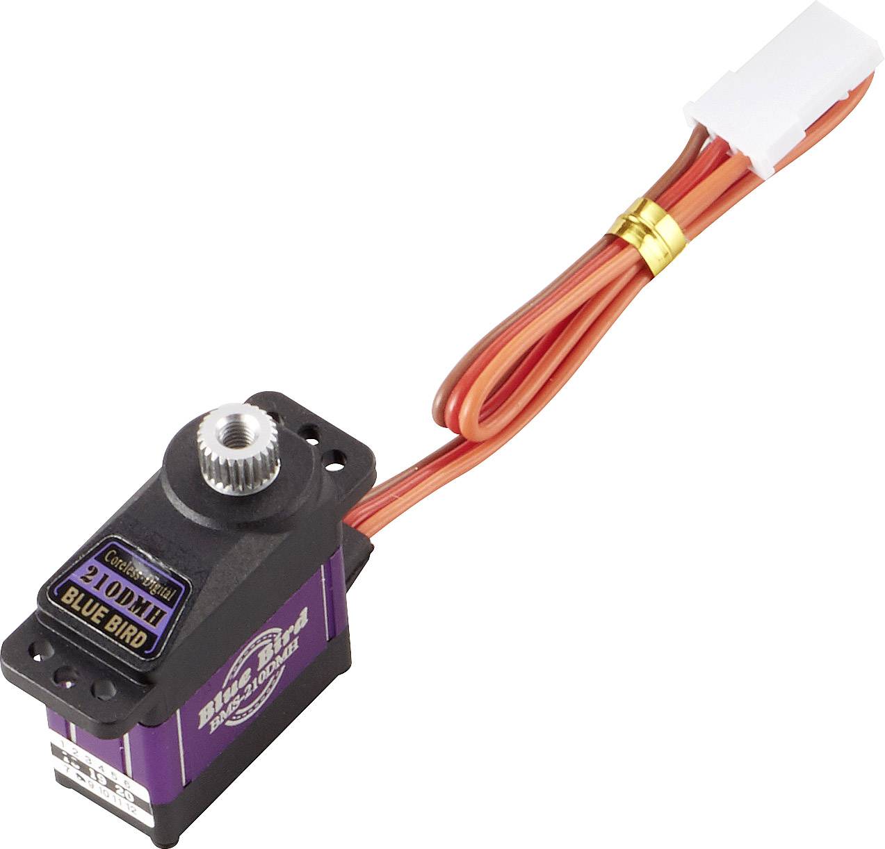 Bluebird micro servo BMS-210DMH digitální servo Materiál převodovky: kov Zásuvný systém: JR