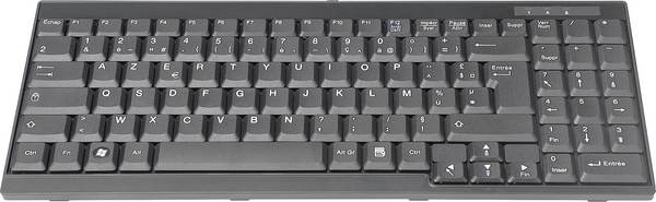Digitus DS-72000FR kabelový KVM tlačítko AZERTY černá