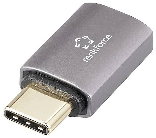 Renkforce USB3®, USB-C® adaptér [1x USB-C® zástrčka - 1x USB-C® zásuvka] RF-3778880  8K UHD