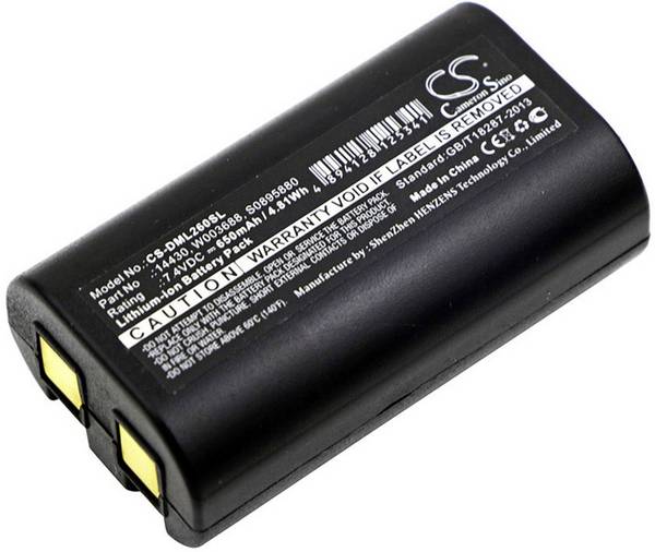 Beltrona BELDML260SL akumulátor tiskárny 7.4 V 650 mAh Náhrada za originální akumulátor 14430, 1758458, S0895880, S0915380, W003688