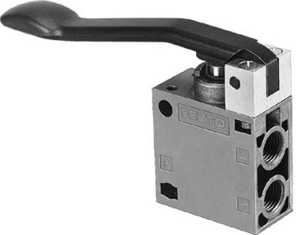 FESTO TH-3-1/4-B ventil s dotykovou pákou  -0.95 do 10 bar  1 ks