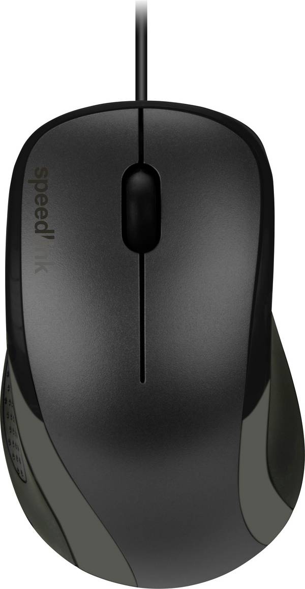 SpeedLink KAPPA optická ergonomická myš, přenos USB, 3 tlačítko, 1000 dpi, černá
