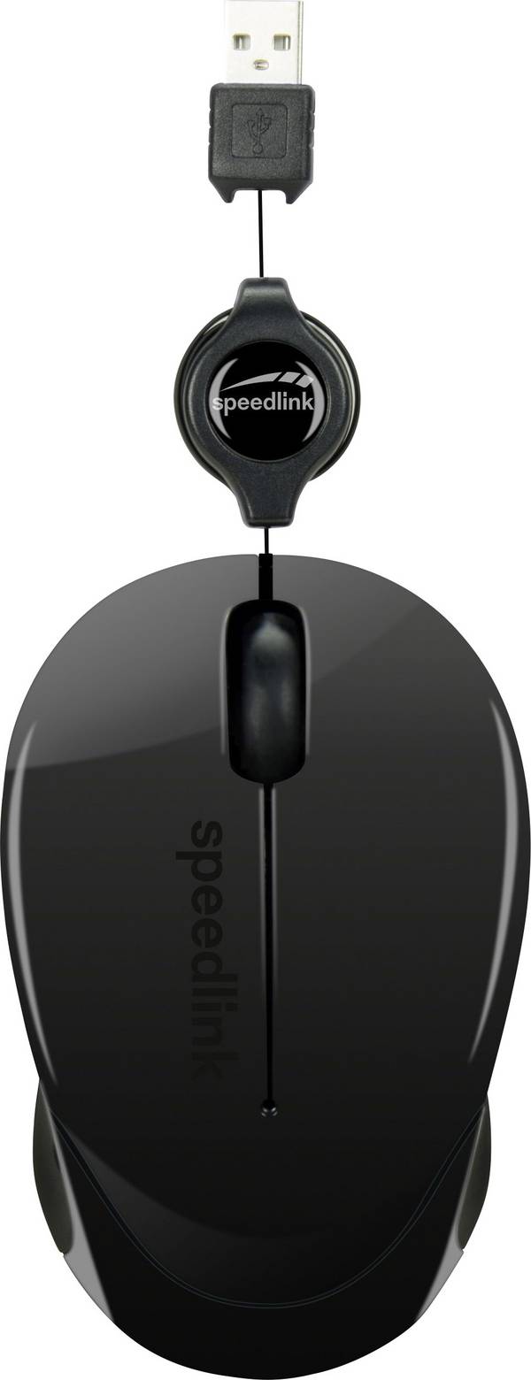 SpeedLink BEENIE optická myš, přenos USB, 3 tlačítko, 1200 dpi, černá