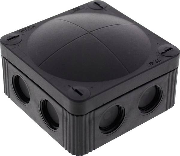 Wiska 10060580 rozbočovací krabice  (d x š x v) 85 x 85 x 51 mm černá (RAL 9005) IP66 / IP67 1 ks