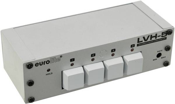 Eurolite LVH-5  BNC - přepínač LED ukazatel, kovový ukazatel