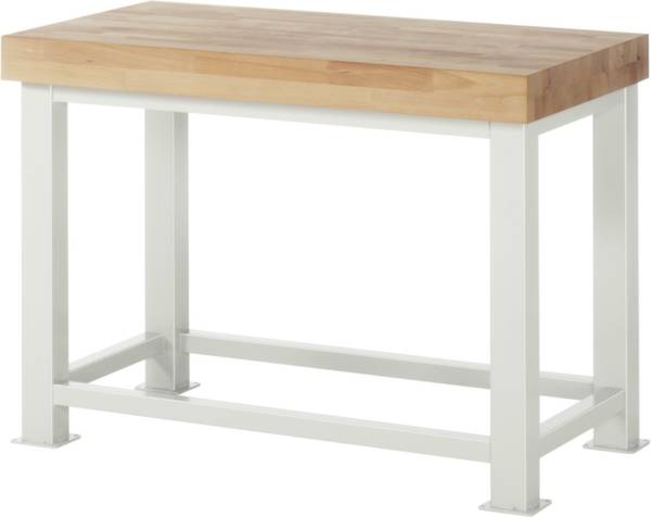 RAU 03 SLW-129B10S.12 zátěžový pracovní stůl (š x v x h) 1250 x 900 x 900 mm světle šedá