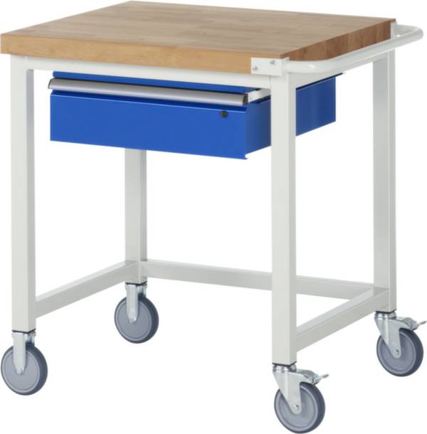 RAU 05 8001A1-077B4S.11 pracovní stůl (š x v x h) 750 x 880 x 700 mm světle šedá