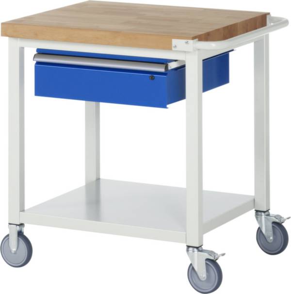 RAU 05 8001A6-077B4S.11 pracovní stůl (š x v x h) 750 x 880 x 700 mm světle šedá