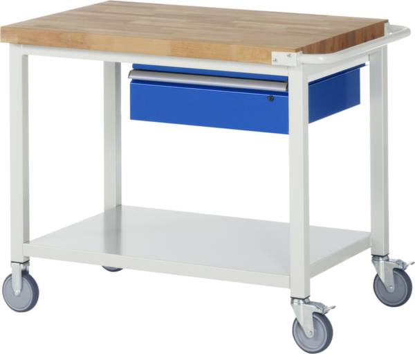 RAU 05 8001A6-107B4S.11 pracovní stůl (š x v x h) 1000 x 880 x 700 mm světle šedá