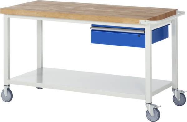 RAU 05 8001A6-157B4S.11 pracovní stůl (š x v x h) 1500 x 880 x 700 mm světle šedá