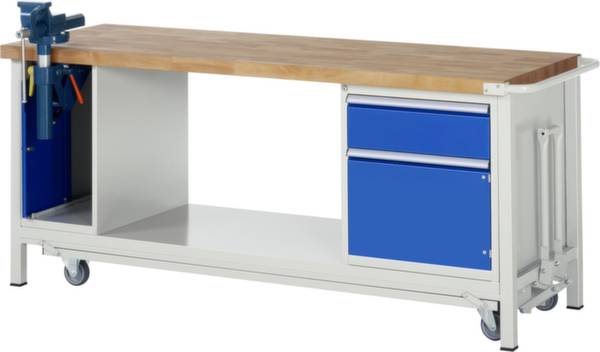 RAU 05-8181A6-207B4F.11 pracovní stůl (š x v x h) 700 x 880 x 700 mm šedobílá (RAL 7035)