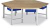 RAU 03 401-135B4S.11 skupinový pracovní stůl (š x v x h) 2700 x 840 x 2340 mm světle šedá