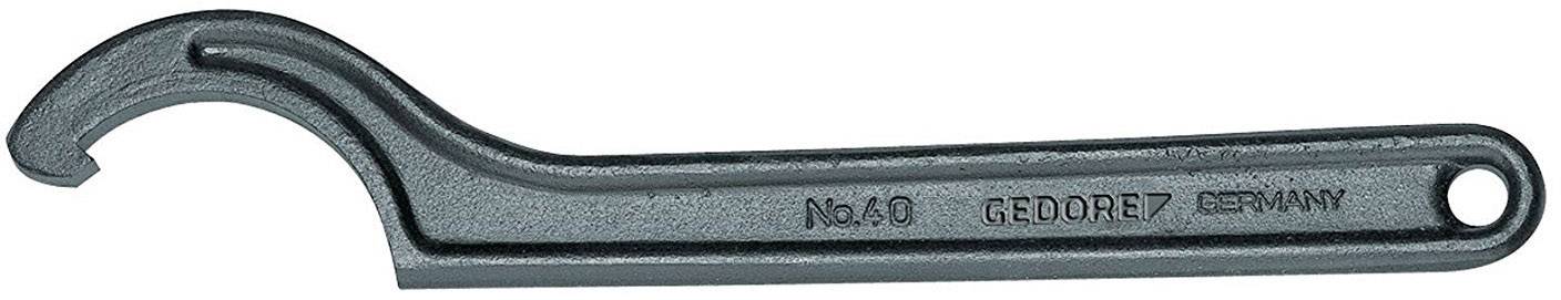 Klíč s hákem s razítkem 'No. 40 GEDORE GERMANY', používaný k utahování nebo uvolňování součástí s drážkou.
