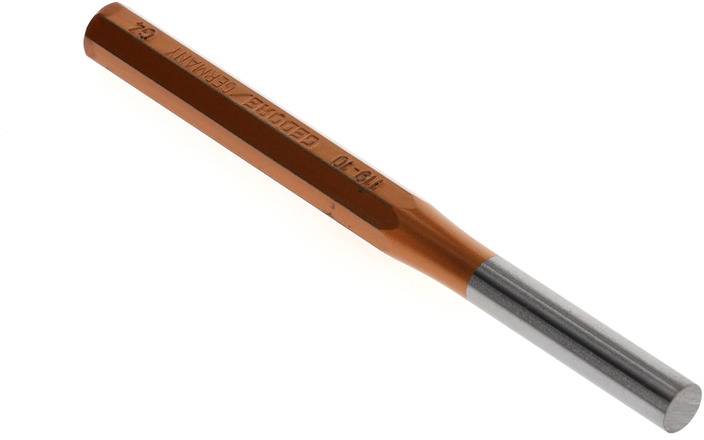 Válcový kovový nástroj s oranžovým povrchem a gravírovaným nápisem '15/32' na straně, používaný pro vrtací operace.