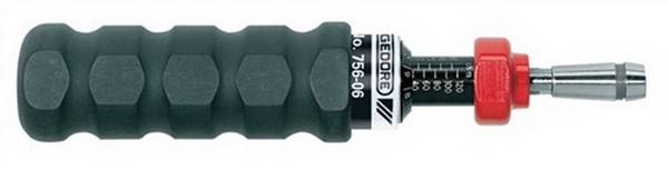 Gedore 756-06  momentový šroubovák  1.2 - 6 Nm DIN EN ISO 6789