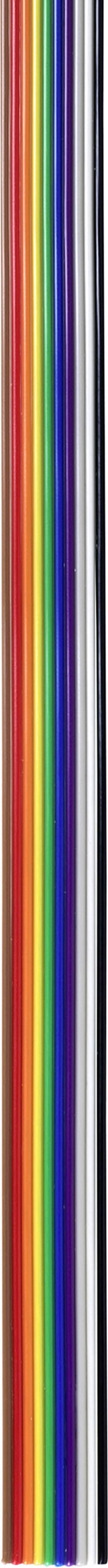 TRU COMPONENTS TC-7638576 datový kabel 10 x 1.27 mm vícebarevná 30 m