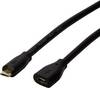 LogiLink USB kabel USB 2.0 USB Micro-B zástrčka, USB Micro-B zásuvka 3.00 m černá CU0124