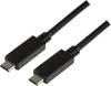 LogiLink USB kabel USB 3.2 Gen1 USB-C ® zástrčka, USB-C ® zástrčka 0.50 m černá CU0128