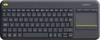 Logitech K400+ bezdrátový klávesnice česky černá integrovaný touchpad, tlačítka myši, tlačítka multimédií