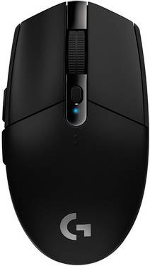Logitech G305 optická herní myš, přenos bezdrátový, 6 tlačítko, 12000 dpi, černá
