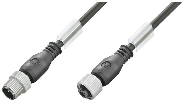 Weidmüller SAIP-M12GM12G-4-6.0V připojovací kabel pro senzory - aktory, 2059750600, piny: 4, 6.00 m, 1 ks