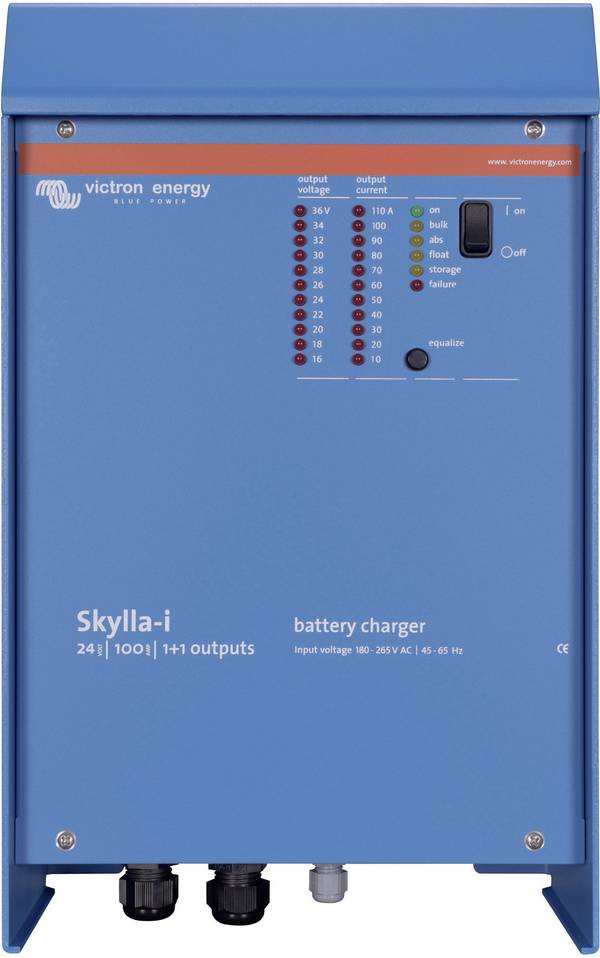 Victron Energy nabíječka olověných akumulátorů Skylla-i 24/80 (1+1) 24 V Nabíjecí proud (max.) 80 A