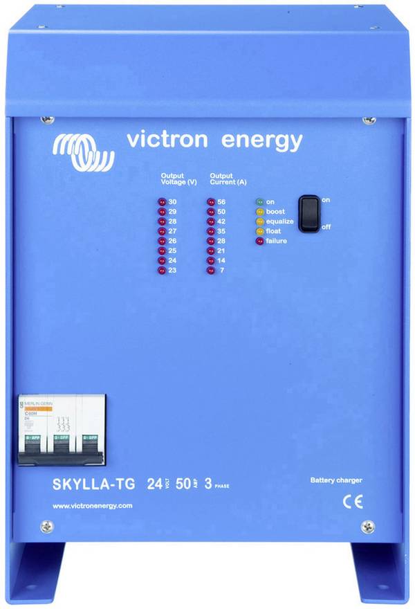 Victron Energy nabíječka olověných akumulátorů Skylla-TG 24/50  Nabíjecí proud (max.) 50 A