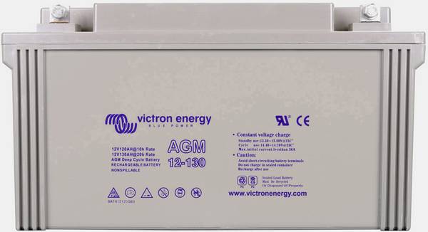 Victron Energy Deep Cycle BAT412121084 olověný akumulátor 12 V 130 Ah olověný se skelným rounem (š x v x h) 176 x 410 x 227 mm  odolné proti více cyklům