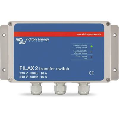 Victron Energy dálkové ovládání  Filax 2 Transfer Switch CE 230V/50Hz-240V/60Hz    SDFI0000000 255 mm x 120 mm x 75 mm 