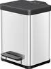 Hailo Öko duo plus M 6222000 odpadkový koš, 18 l, nerezová ocel, (d x š x v) 320 x 320 x 430 mm, nerezová ocel, otevírání pedálem, 1 ks