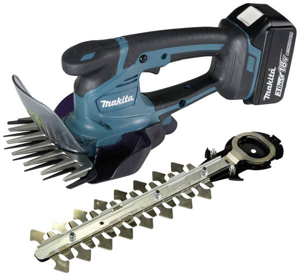 Makita DUM604RFX DUM604RFX akumulátor nůžky na trávu  + akumulátor, vč. nabíječky, s příslušenstvím 18 V Li-Ion