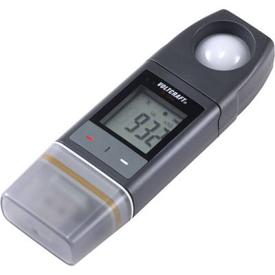 Digitální luxmetr pro měření intenzity světla zobrazuje hodnotu '93,2' na displeji.