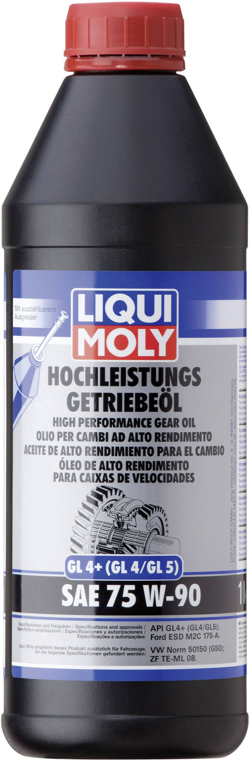 Liqui Moly (GL4+) SAE 75W-90 4434 převodový olej 1 l