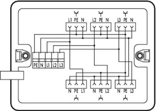 WAGO 899-681/123-000 rozvodný box 899   25 A bílá 1 ks