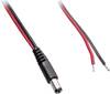 BKL Electronic 075101 nízkonapěťový připojovací kabel nízkonapěťová zástrčka - kabel s otevřenými konci 5.50 mm 2.10 mm 0.50 m 1 ks