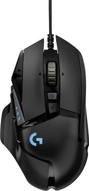 Logitech Gaming G502 HERO optická herní myš, přenos USB, 11 tlačítko, 25600 dpi, černá