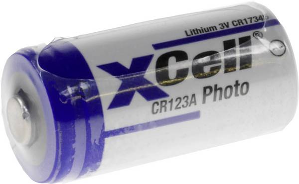 XCell photo123 fotobaterie CR-123A lithiová 1550 mAh 3 V 1 ks