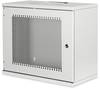 Digitus DN-19-09U-S-PD 19" nástěnná rozváděcí skříň (š x v x h) 540 x 460 x 400 mm 9 U šedobílá (RAL 7035)